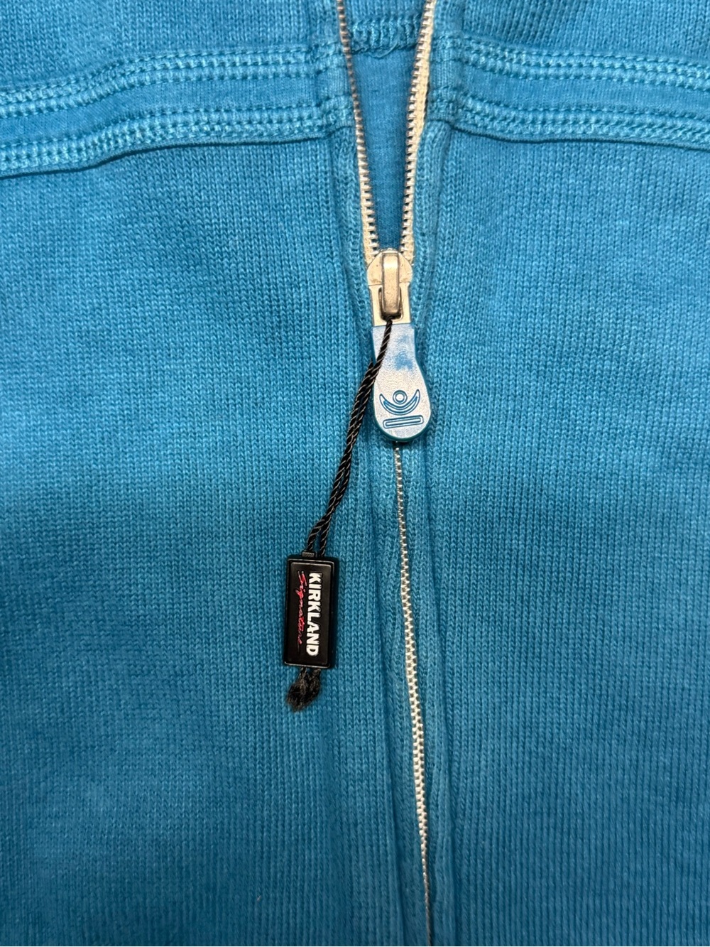 Kirkland Signature Women’s XXL Blue Full Zip Hoodie Sweatshirt - Picture 10 of 13